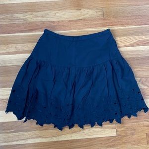 Jcrew black A-line Skirt size 6